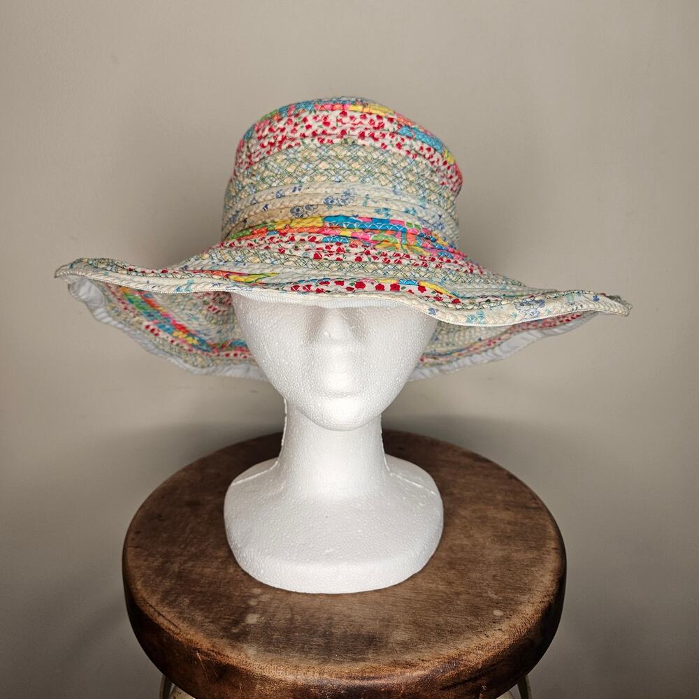 Alessandra Bacci Firenze Floppy Cotton Summer Sun Hat